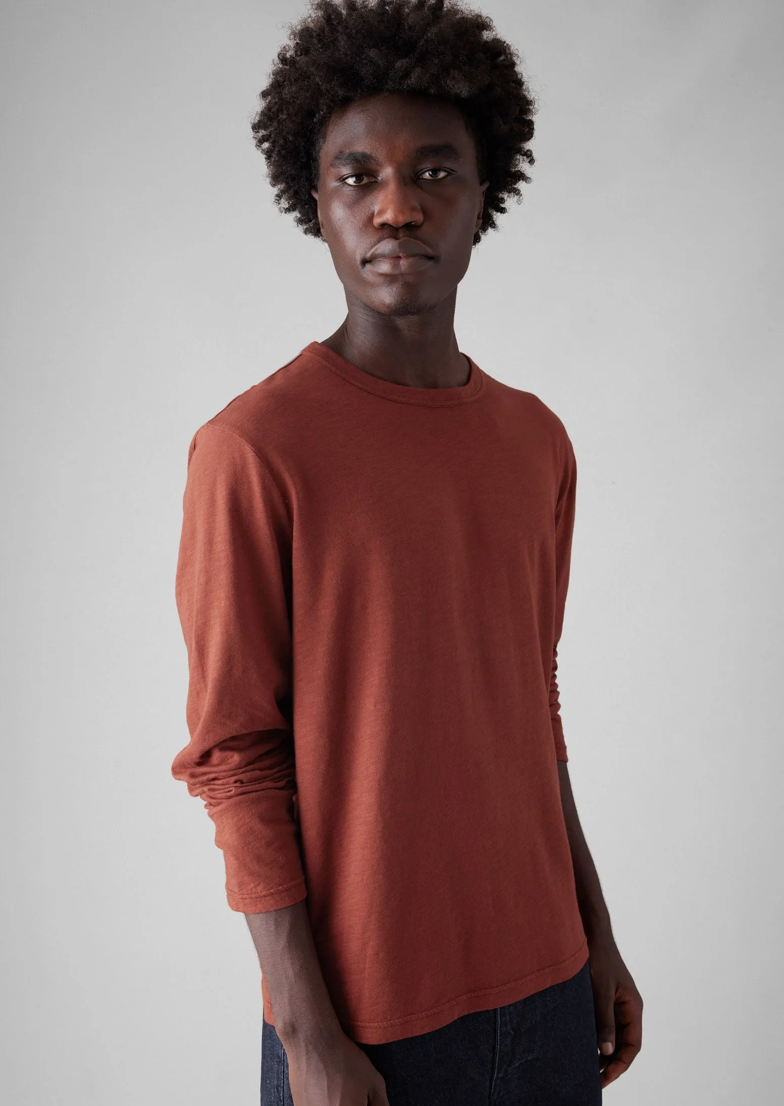 Frank Cotton Long Sleeve Tee | Braeburn Red sold by TOAST product image thumbnail 2