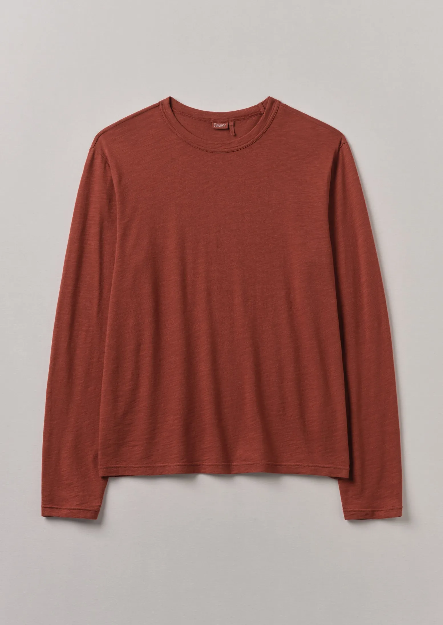 Frank Cotton Long Sleeve Tee | Braeburn Red sold by TOAST