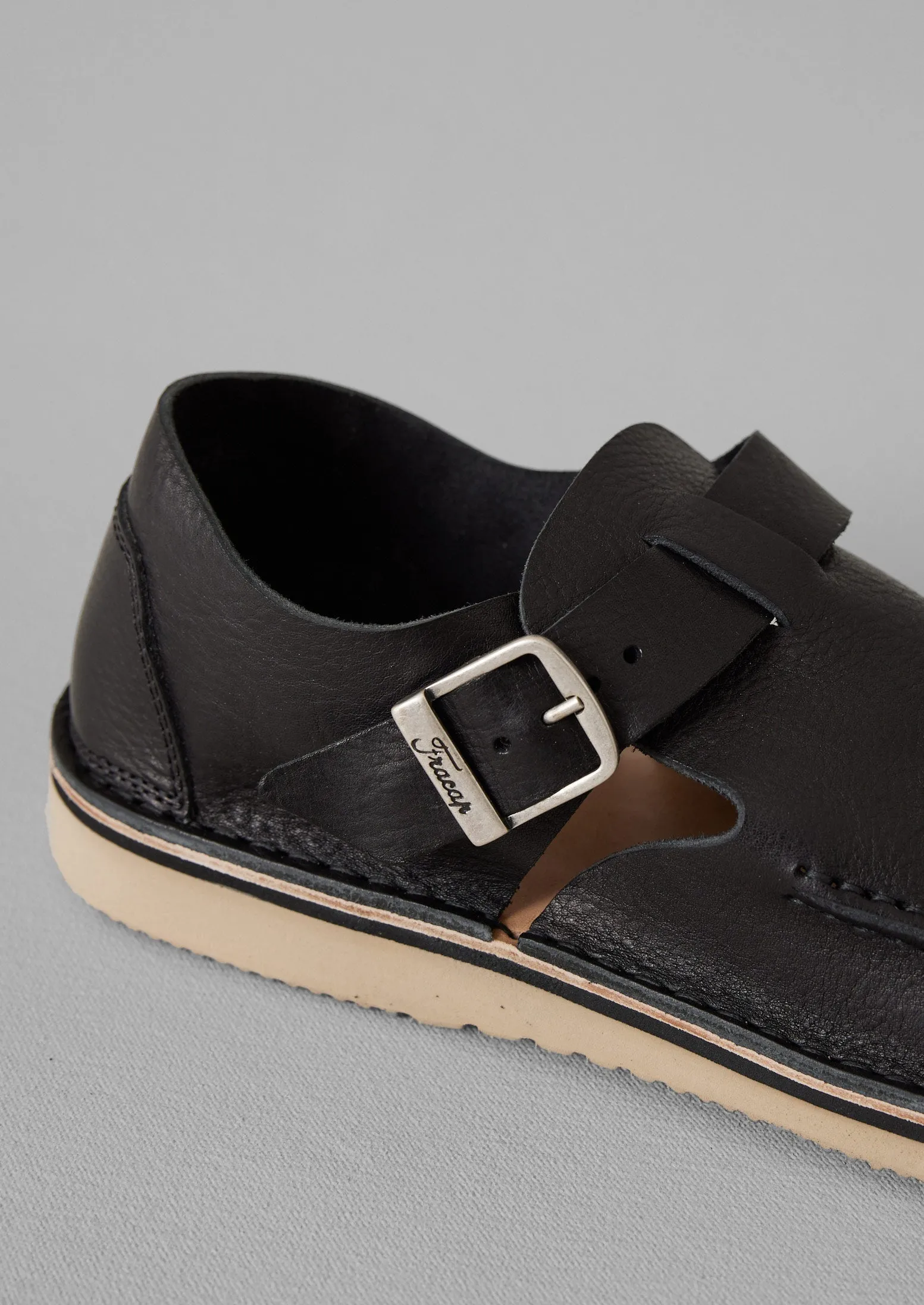 Fracap Leather Ankle Shoes | Black sold by TOAST product image thumbnail 4