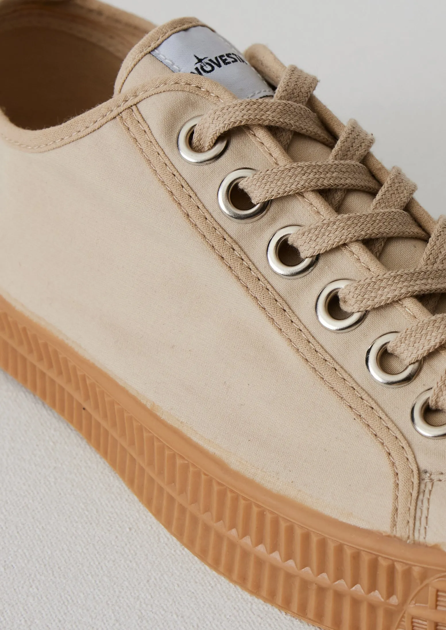 Novesta Star Master Waxed Cotton Plimsolls | Birch sold by TOAST product image thumbnail 4