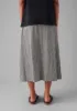 Crinkle Cotton Gingham Skirt | Ecru/Multi sold by TOAST