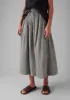 Crinkle Cotton Gingham Skirt | Ecru/Multi sold by TOAST