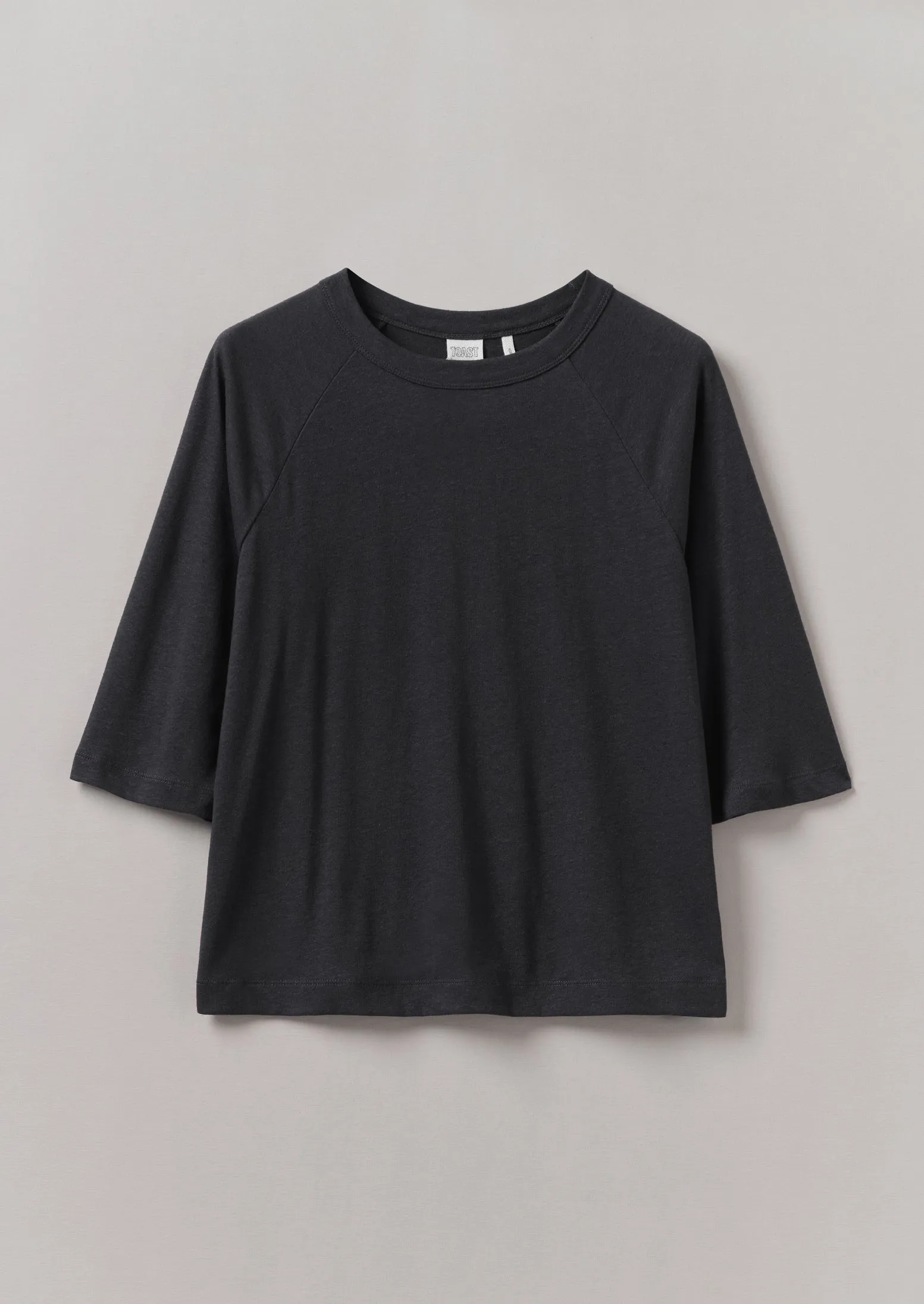 Cotton Hemp Raglan Tee | Slate sold by TOAST