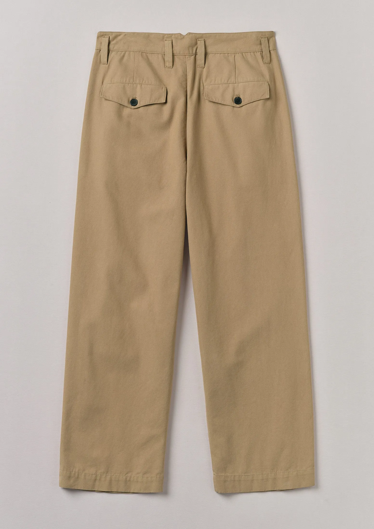 Bill Cotton Wide Leg Trousers | Ash Brown sold by TOAST product image thumbnail 5