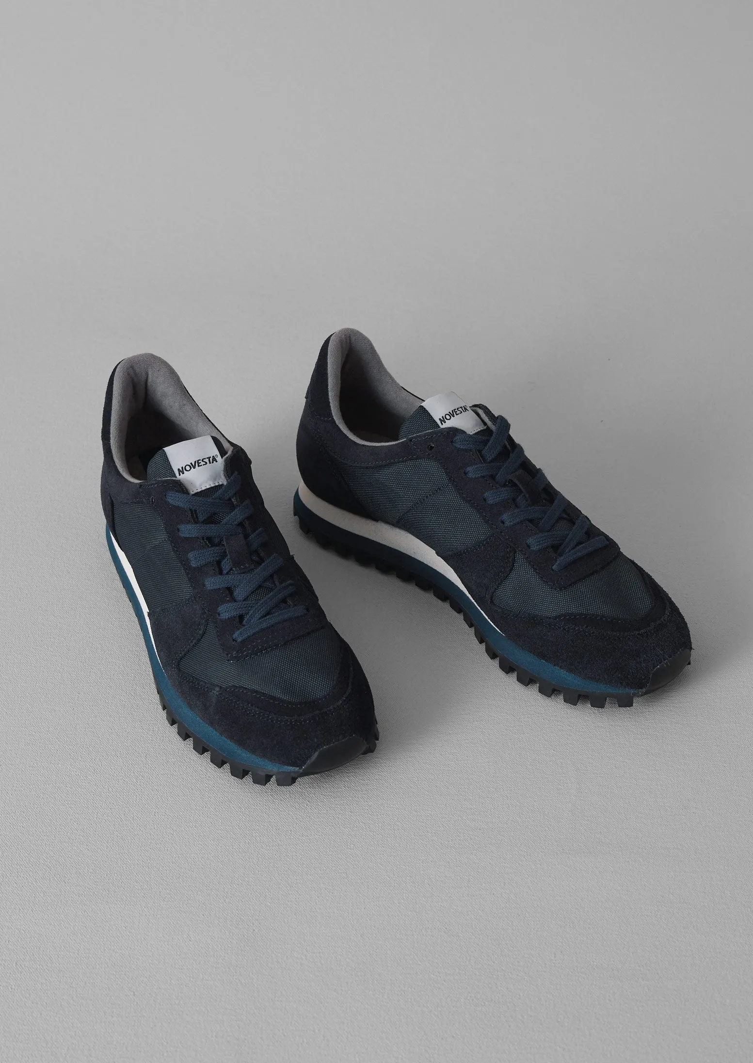 Novesta Marathon Trainers | Dark Navy sold by TOAST