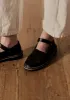 Steve Mono Artisan Leather Buckle Shoes | Black sold by TOAST