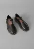 Steve Mono Artisan Leather Buckle Shoes | Black sold by TOAST