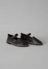 Steve Mono Artisan Leather Buckle Shoes | Black sold by TOAST