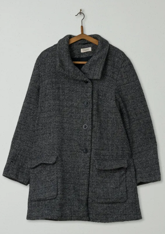 Reworn Malham Coat Size 12 (044) | Multi sold by TOAST