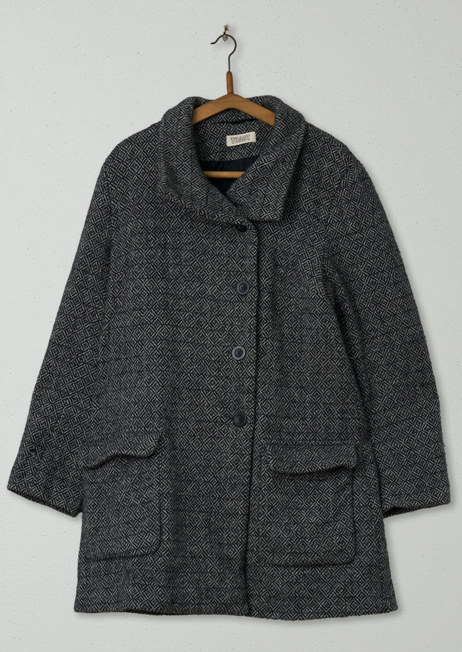 Reworn Malham Coat Size 12 (044) | Multi sold by TOAST