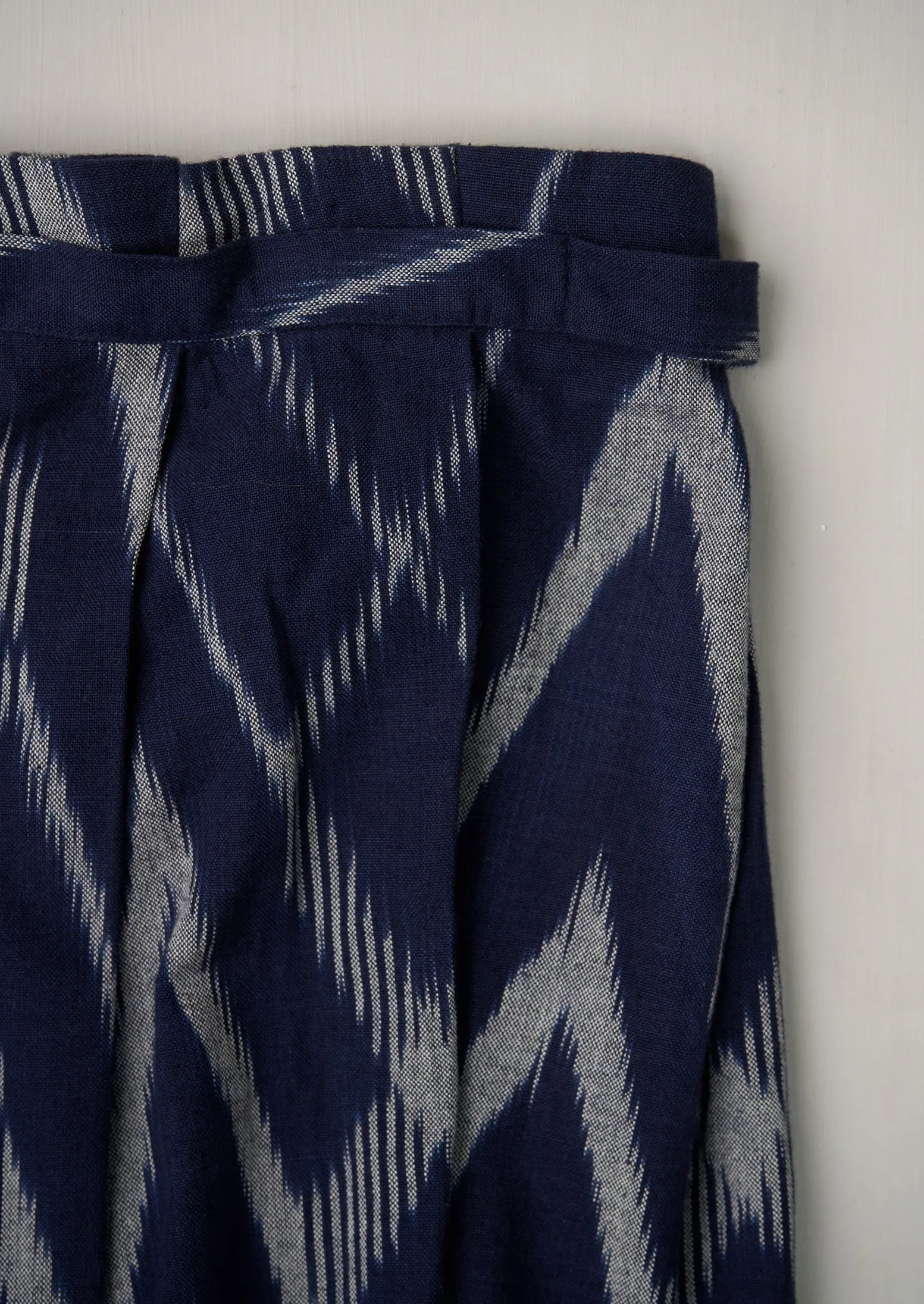 Reworn Ikat Cotton Skirt Size 16 (124) | Multi sold by TOAST product image thumbnail 2