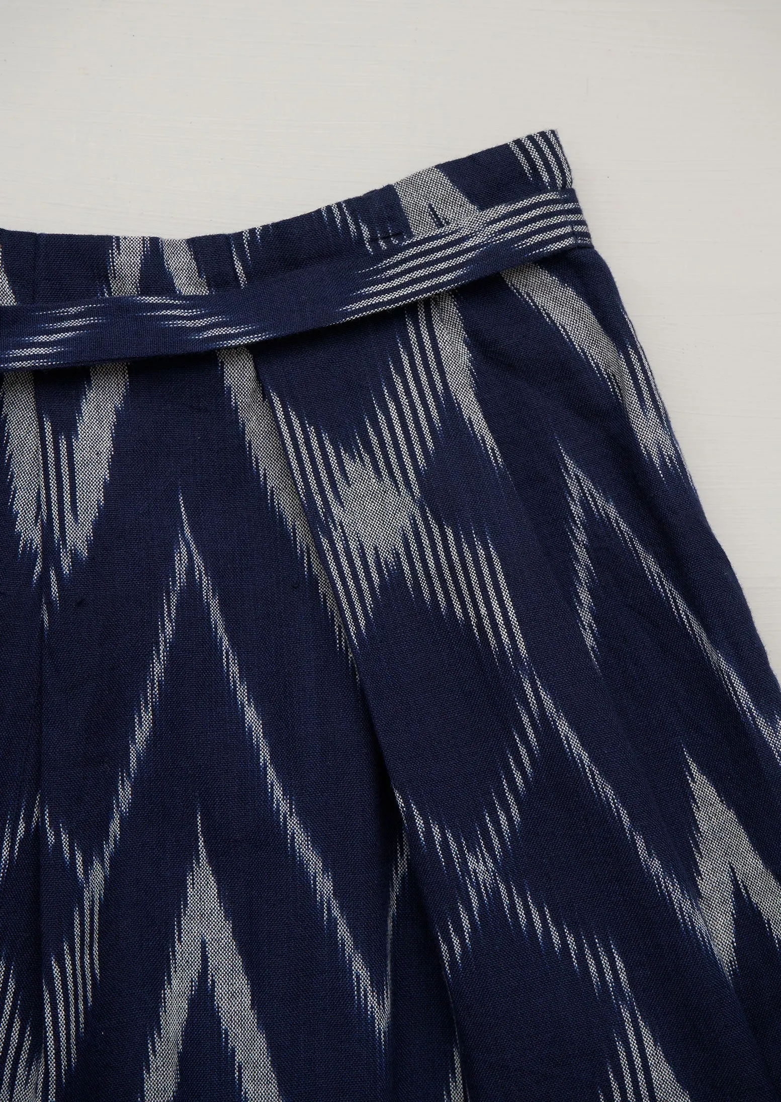 Reworn Ikat Cotton Skirt Size 16 (132) | Multi sold by TOAST product image thumbnail 2