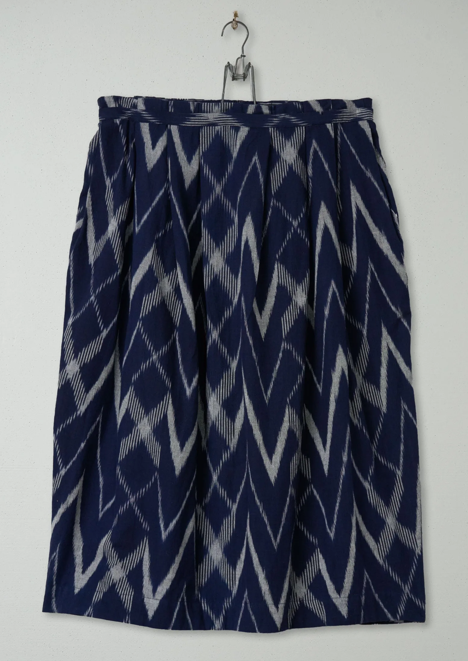 Reworn Ikat Cotton Skirt Size 16 (132) | Multi sold by TOAST