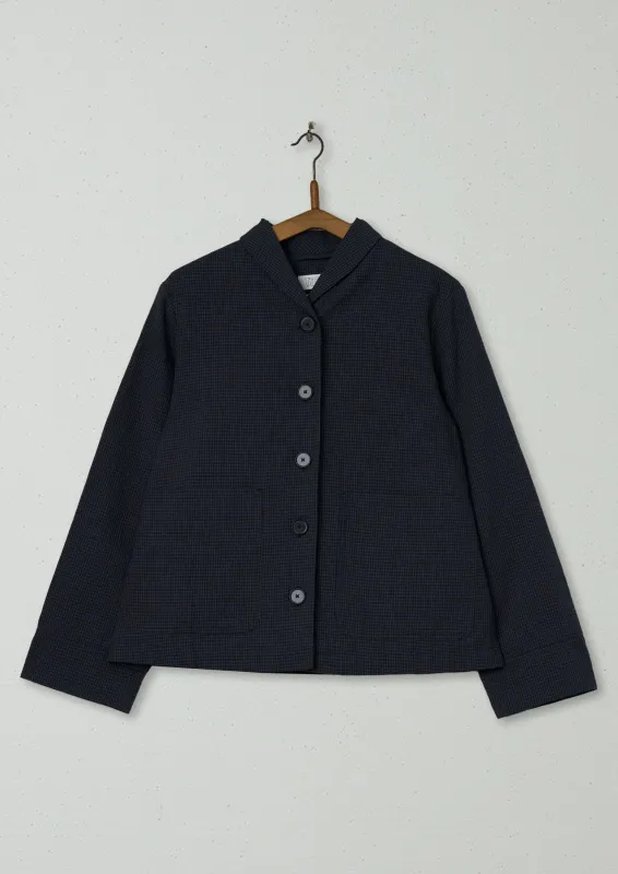 Reworn Grid Check Jacket Size 10 (100) | North Sea sold by TOAST