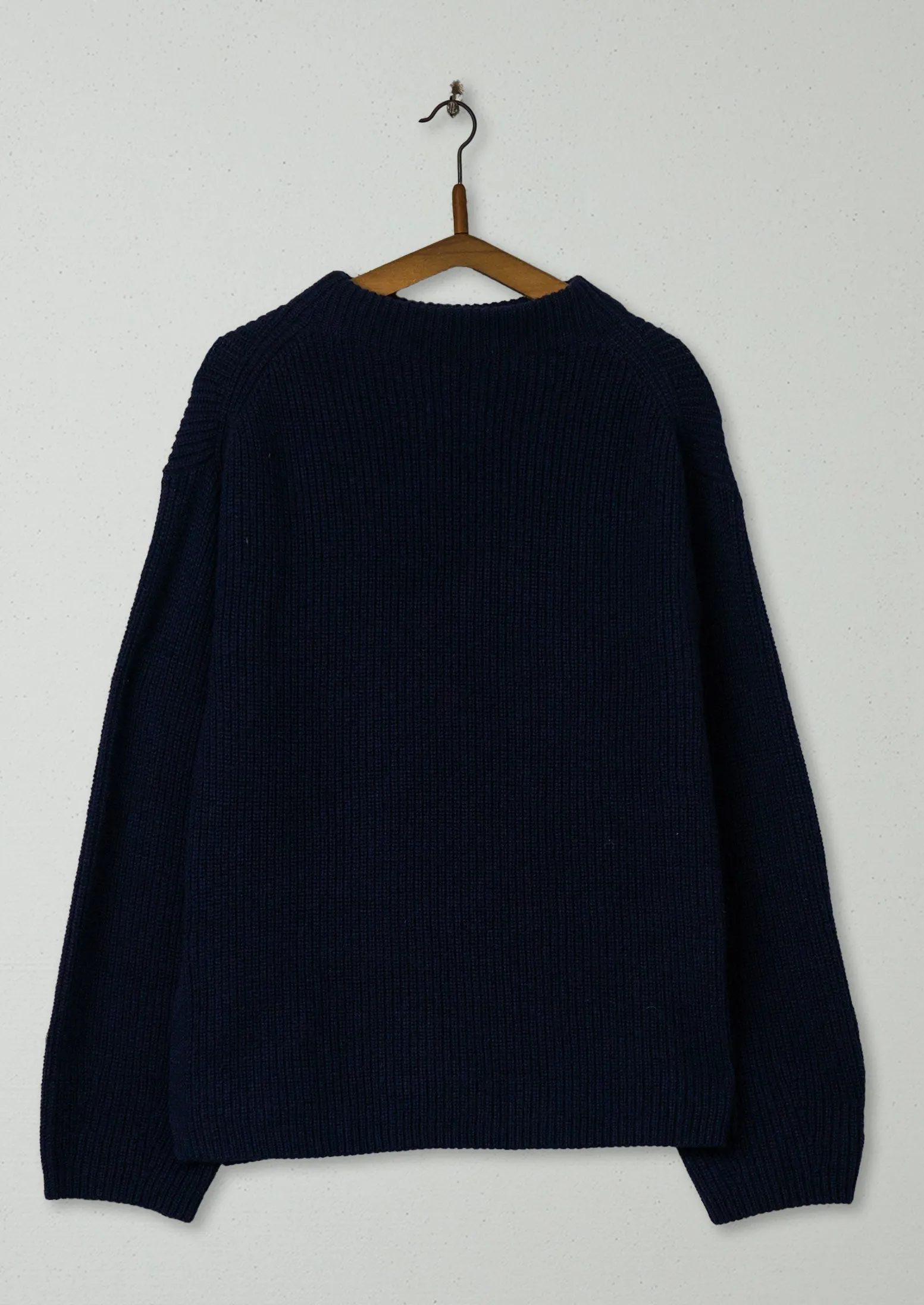 Reworn Fisherman Rib Sweater Size XXS/XS (265) | Dark Navy sold by TOAST product image thumbnail 2
