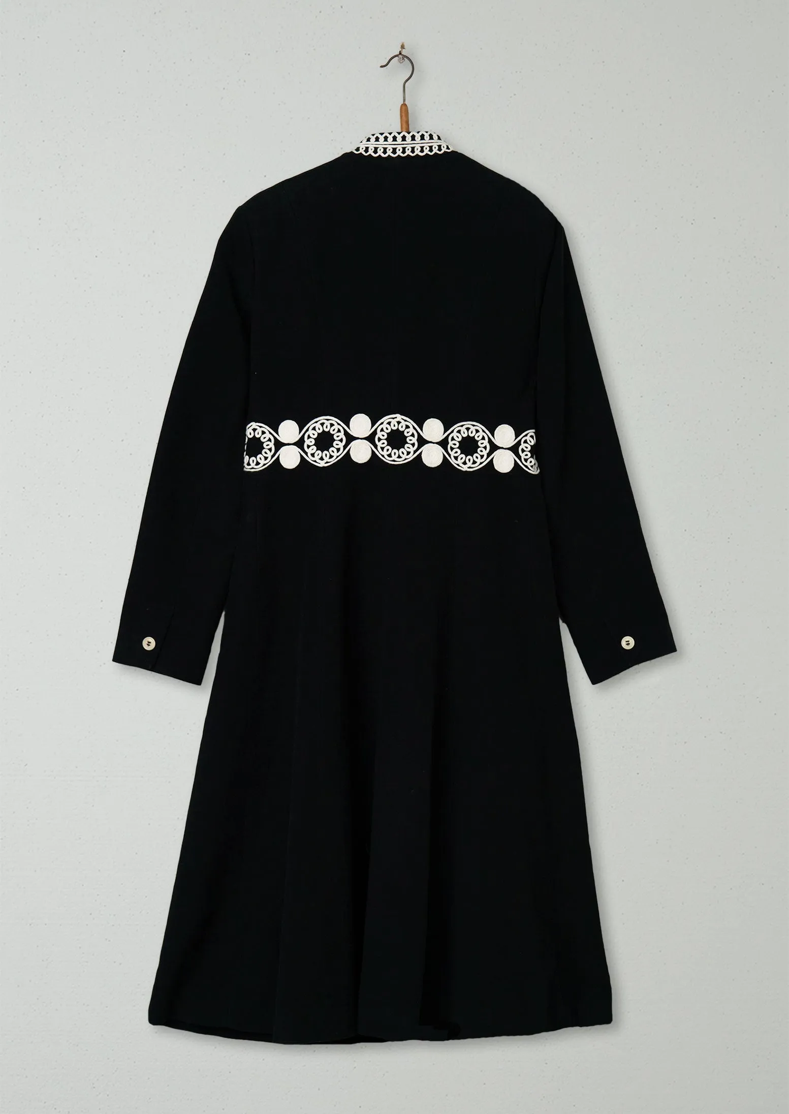 Reworn Tudela Coat Size 12 (049) | Black sold by TOAST product image thumbnail 2