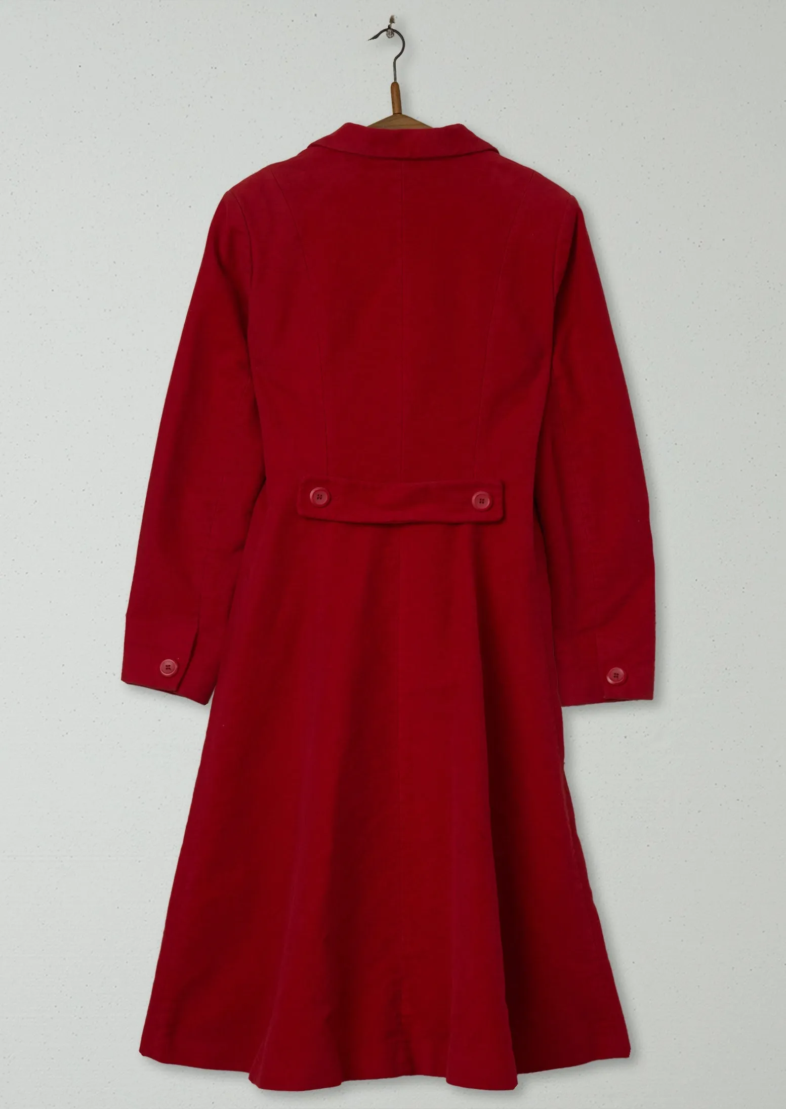 Reworn Moleskin Promenade Coat Size 12 (050) | Red sold by TOAST product image thumbnail 2