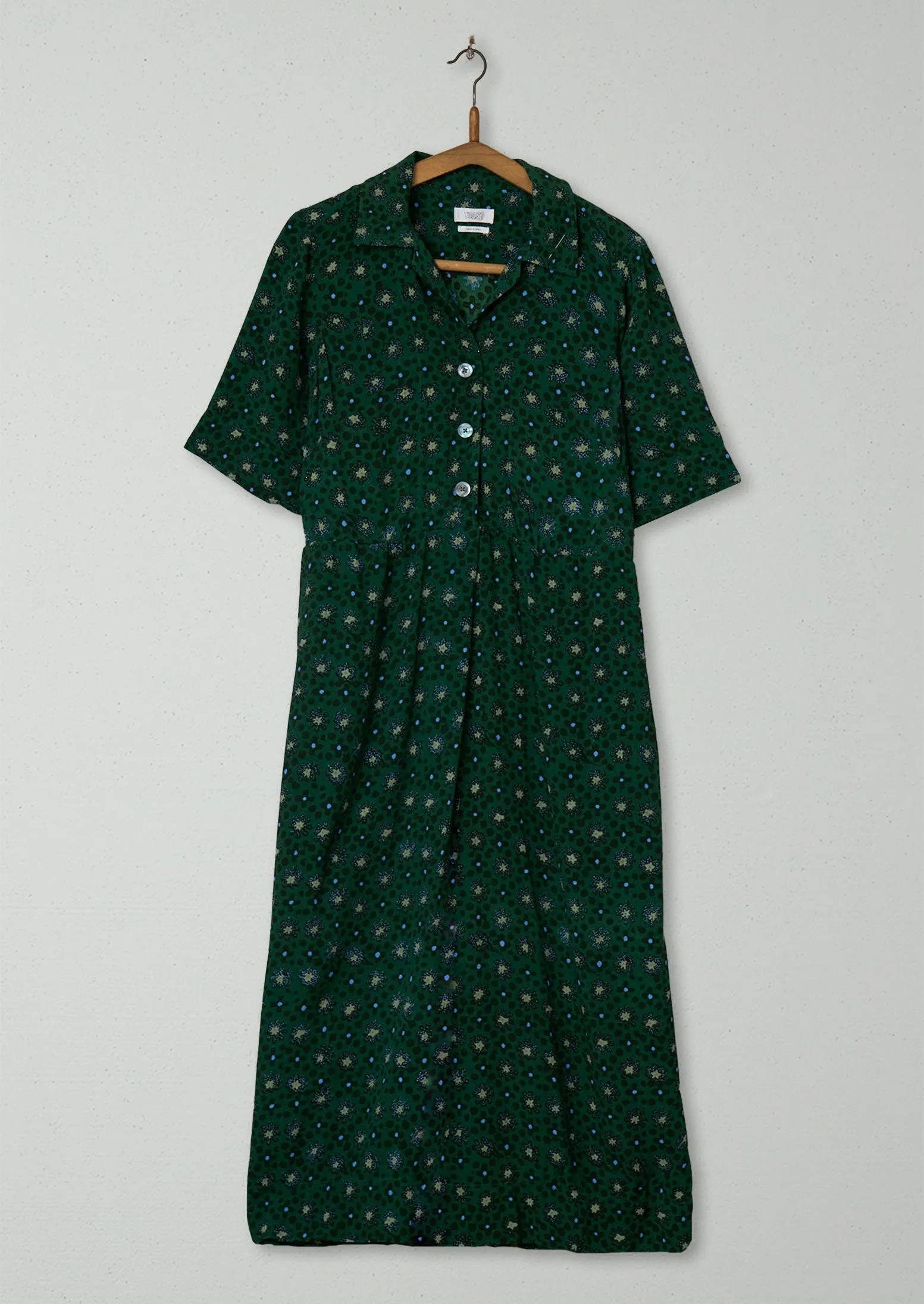 Reworn Dotty Print Crepe Dress Size 12 (685) | Multi sold by TOAST