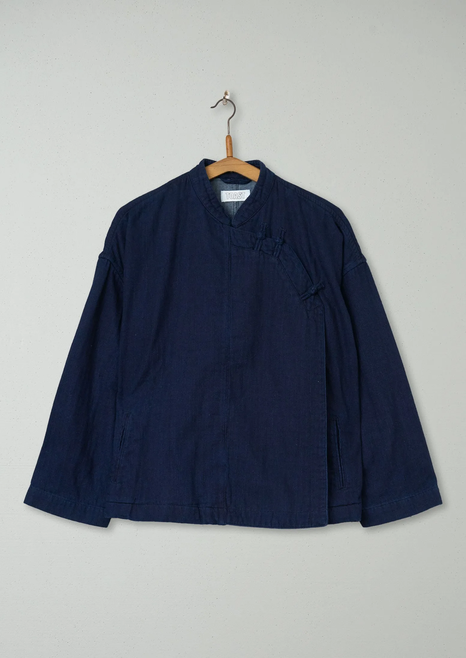 Reworn Indigo Faced Jacket Size 6 (102) | Indigo sold by TOAST