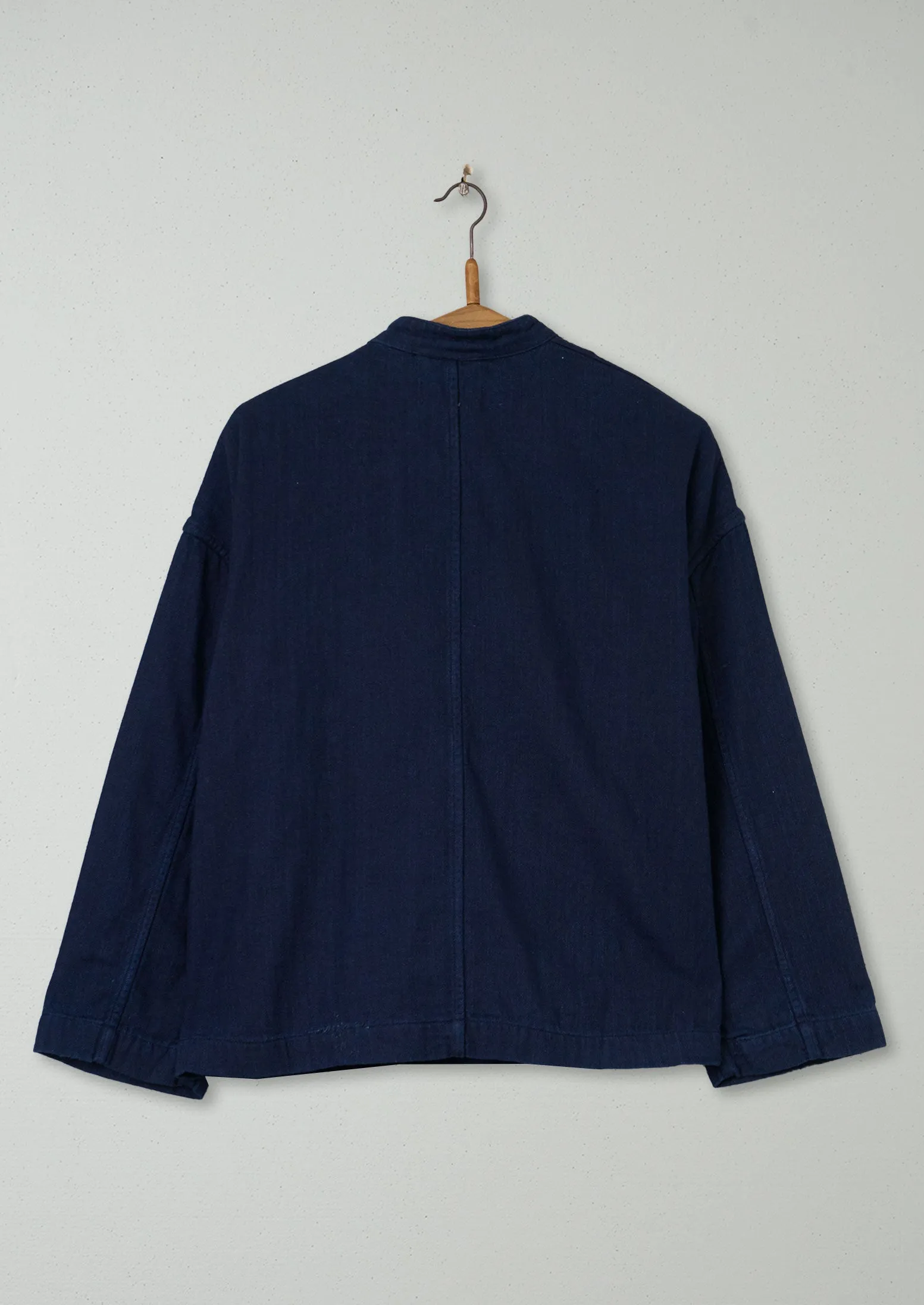 Reworn Indigo Faced Jacket Size 6 (102) | Indigo sold by TOAST product image thumbnail 2