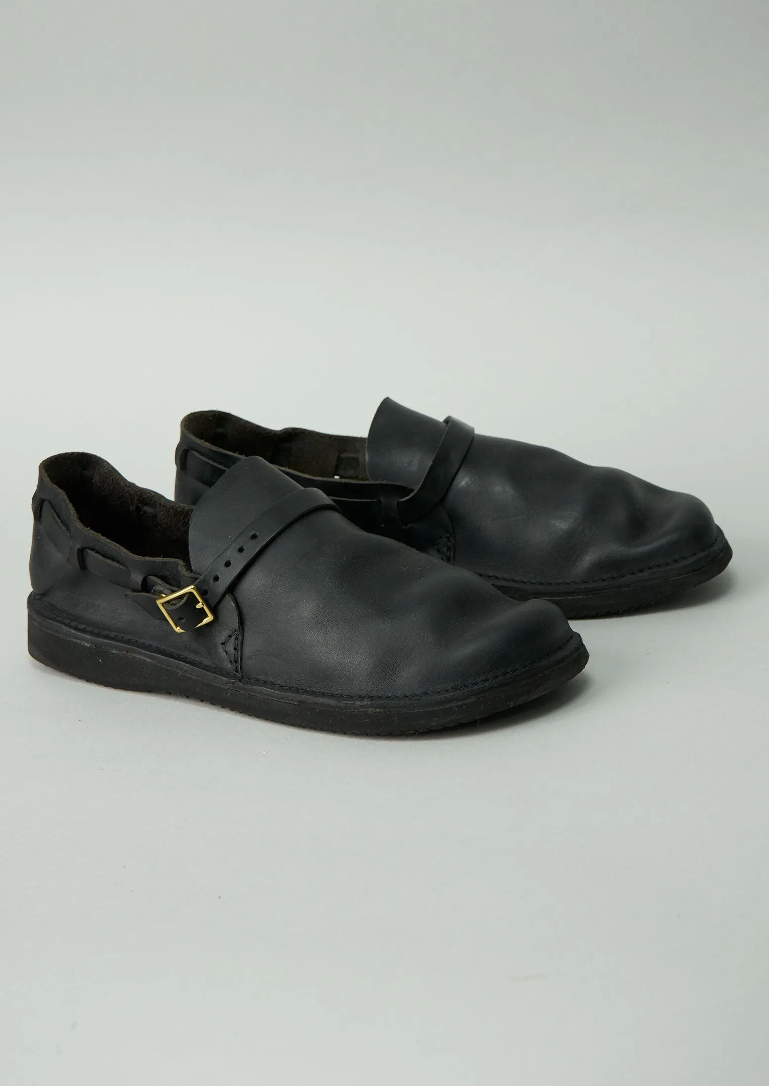 Reworn Aurora Leather Shoes Size 40 (200) | Black sold by TOAST