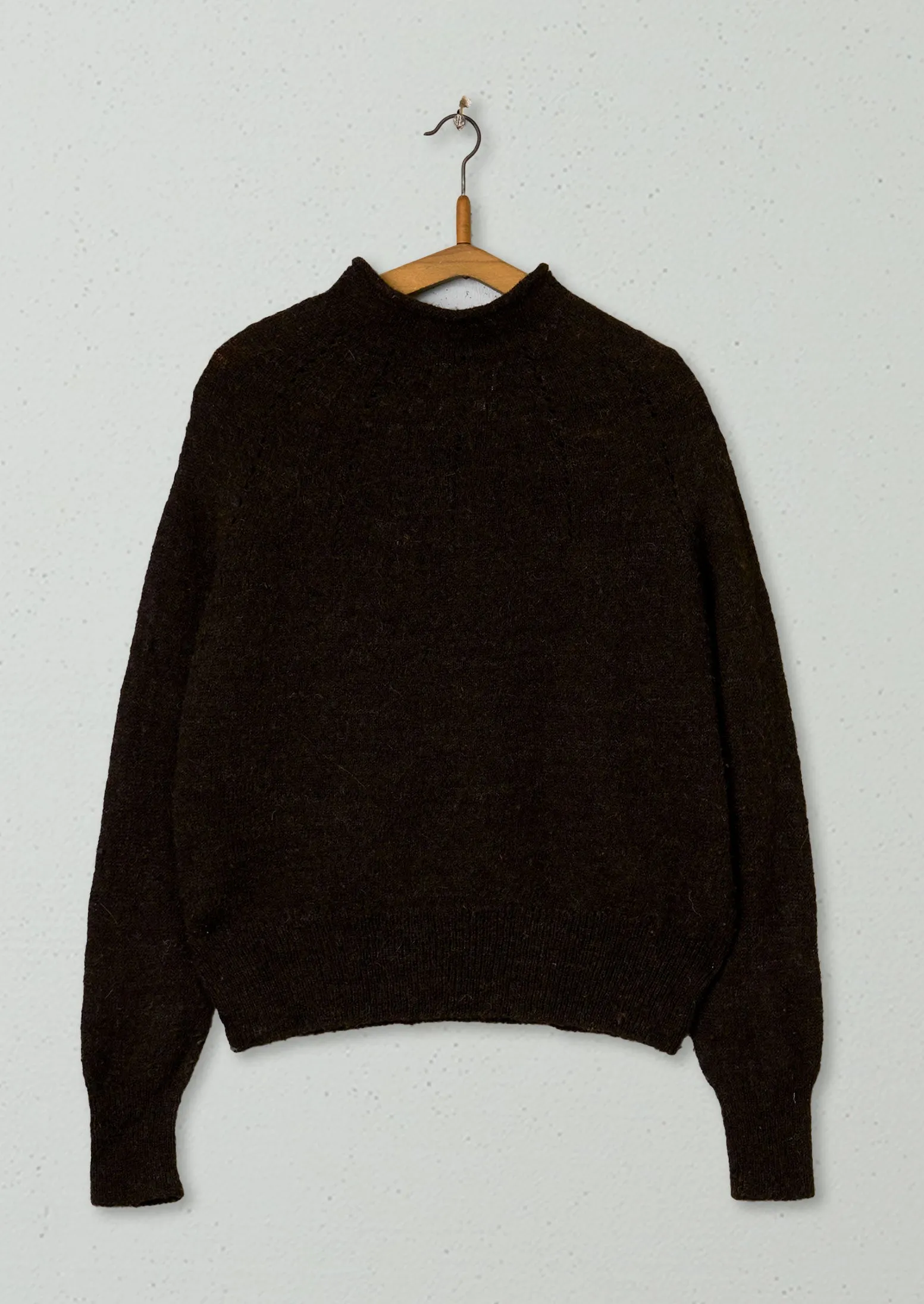 Reworn Shetland Lace Sweater Size S (271) | Fawn sold by TOAST product image thumbnail 2