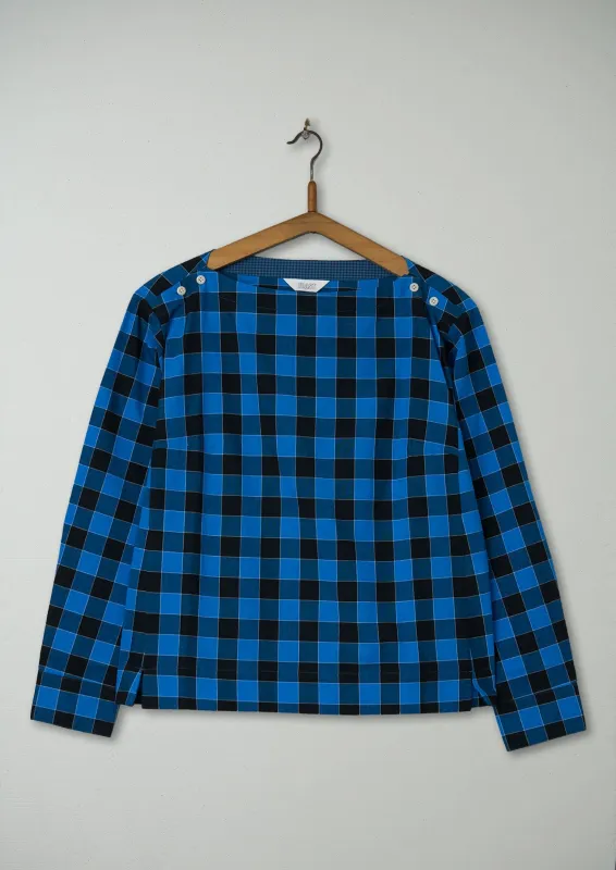 Reworn Zoya Top Size 8 (393) | Bright Blue sold by TOAST