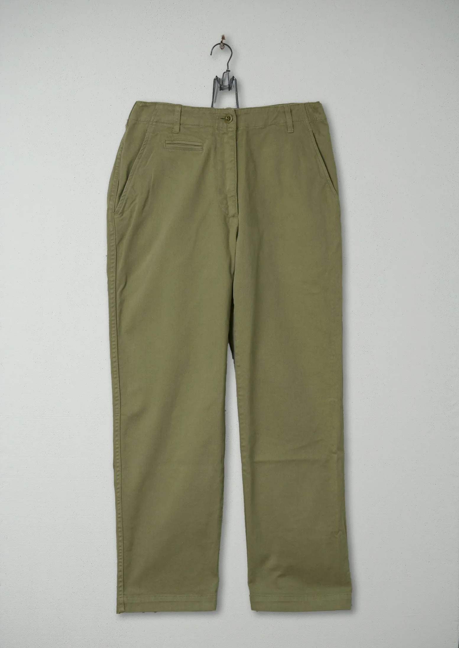 Reworn Workwear Trousers Size 10 (490) | Dusted Sage sold by TOAST