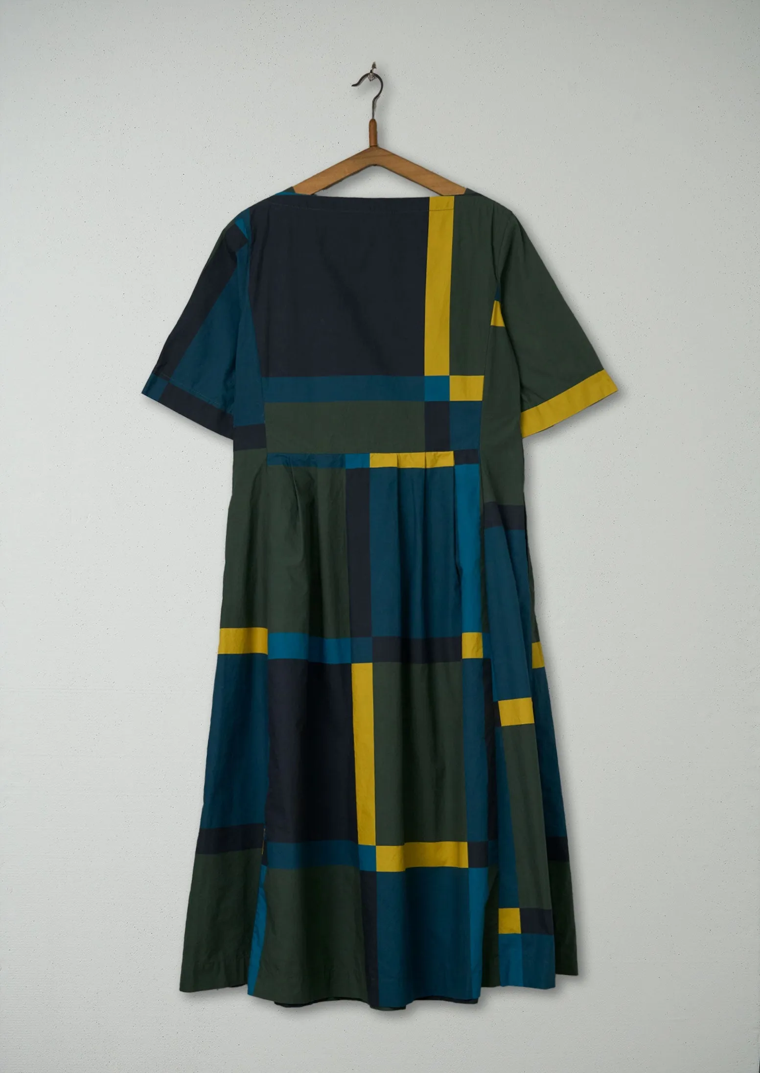 Reworn Large Check Poplin Dress Size 10 (726) | Multi sold by TOAST product image thumbnail 2