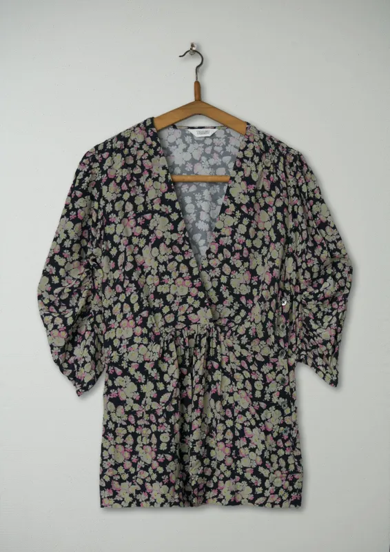 Reworn Floral Print Top Size 6 (394) | Multi sold by TOAST