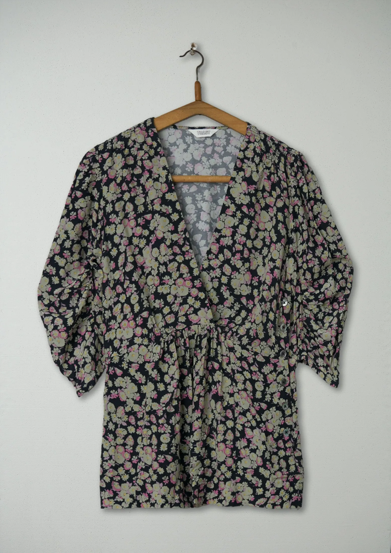 Reworn Floral Print Top Size 6 (394) | Multi sold by TOAST