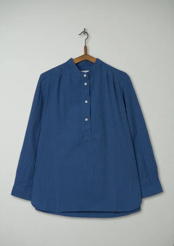 Reworn Stripe Cotton Shirt Size 6 (395) | Blue sold by TOAST