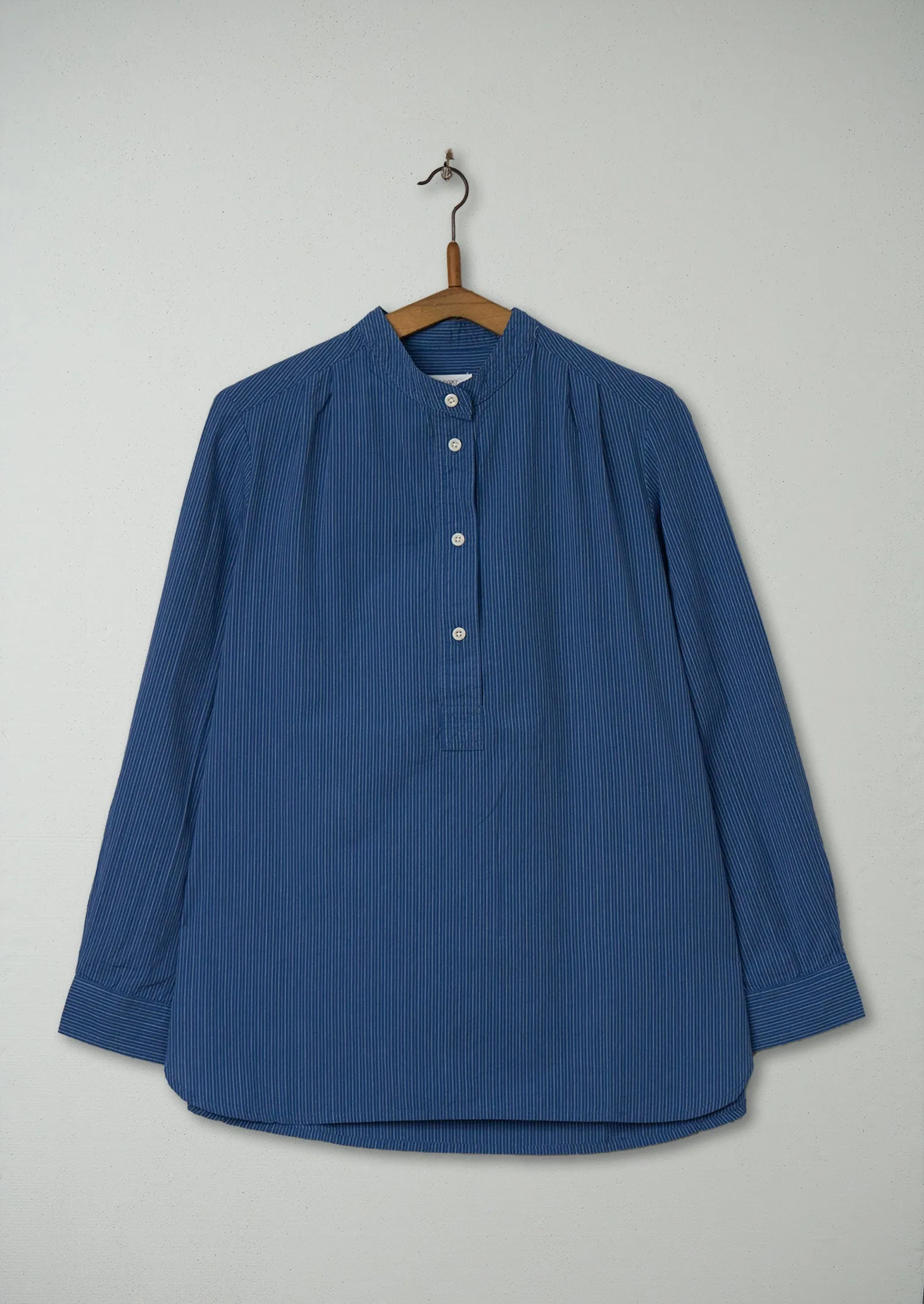 Reworn Stripe Cotton Shirt Size 6 (395) | Blue sold by TOAST