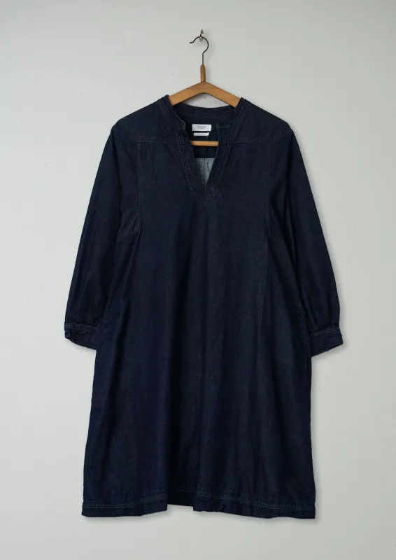 Reworn Swingy Denim Dress Size 14 (709) | Indigo sold by TOAST