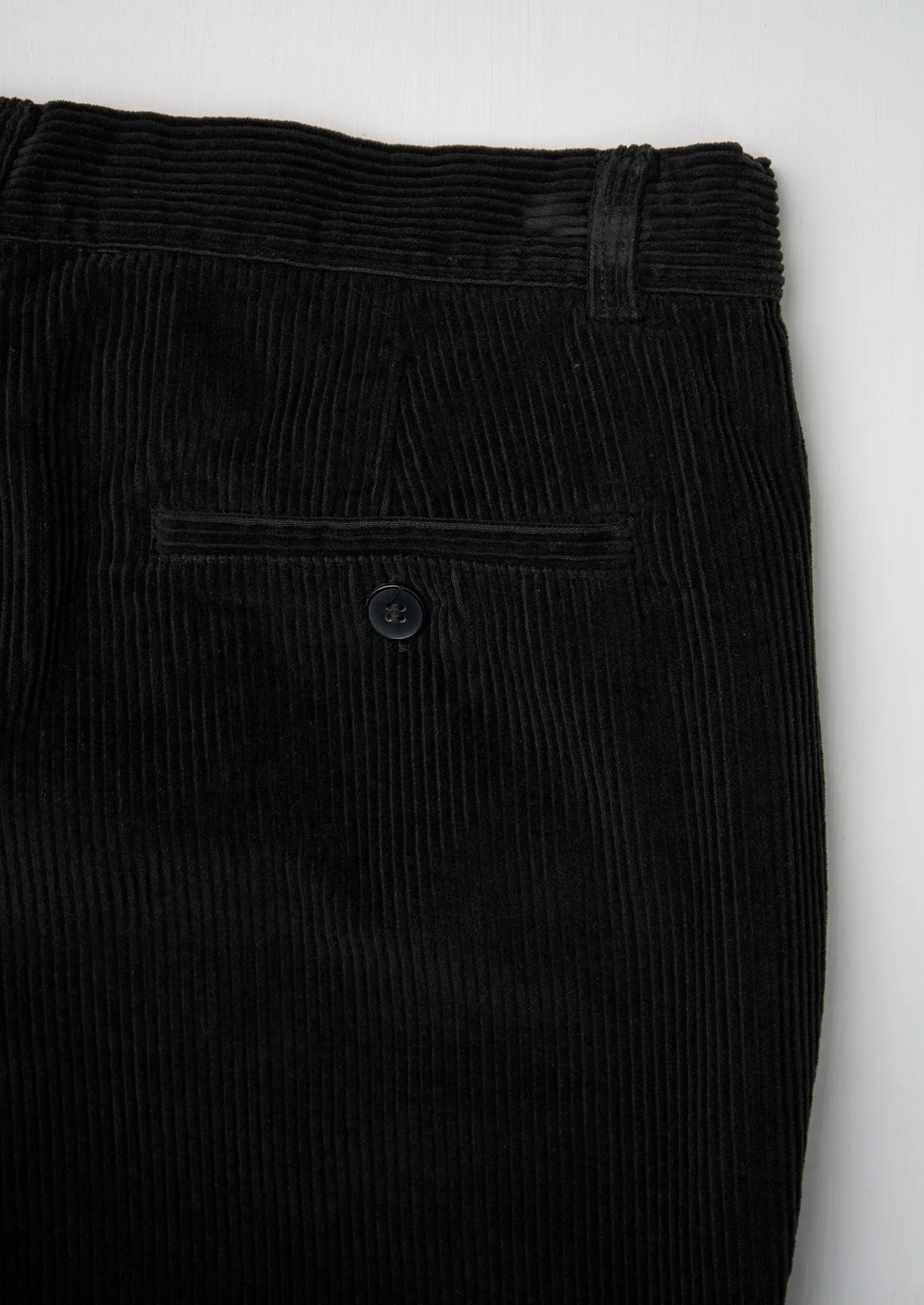 Reworn Cord Straight Leg Trousers Size 14 (468) | Black sold by TOAST product image thumbnail 2