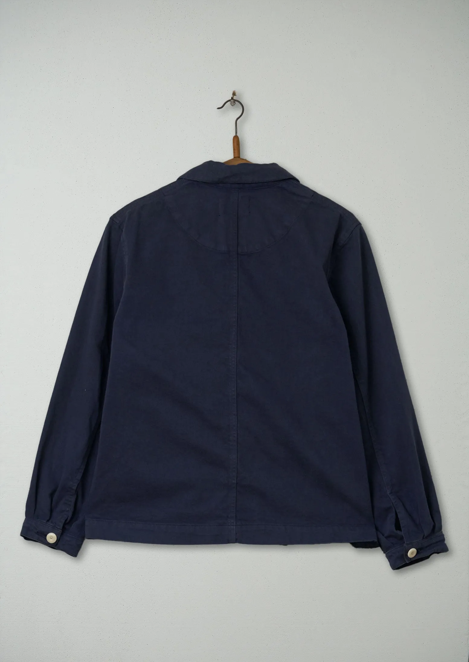 Reworn Cotton Twill Jacket Size 12 (108) | French Navy sold by TOAST product image thumbnail 2
