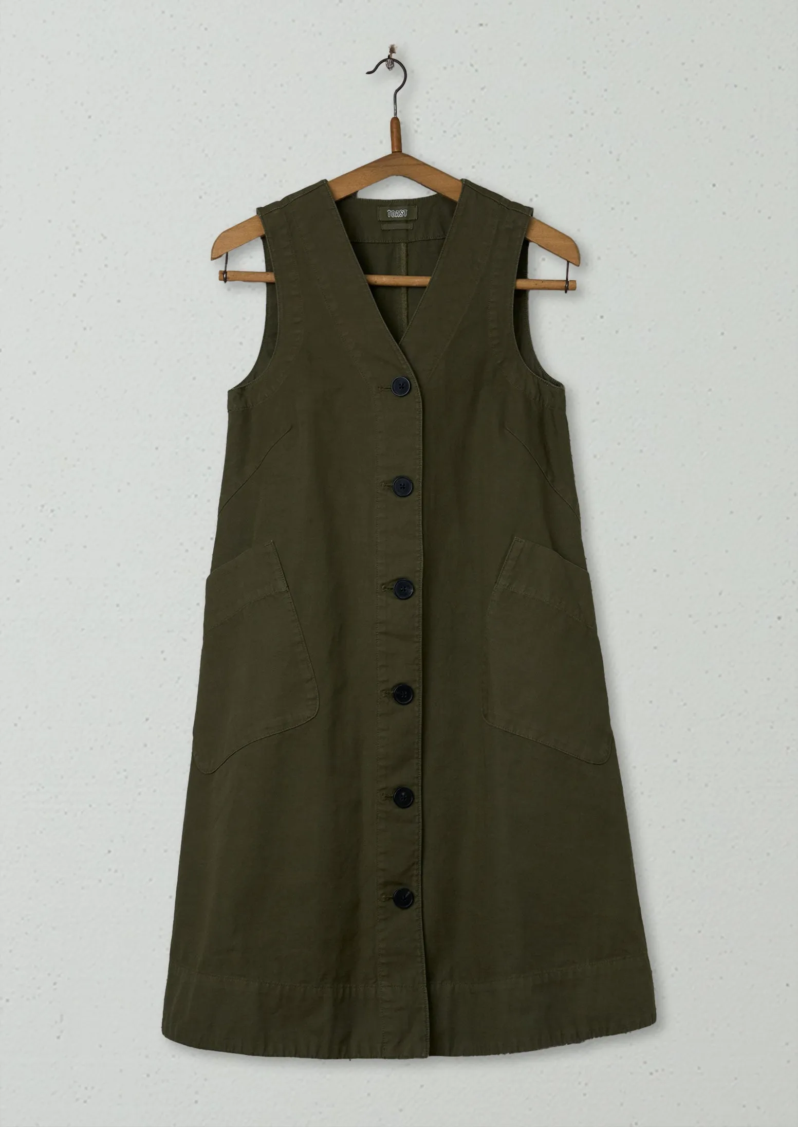 Reworn Buttoned A Line Dress Size XXS (701) | Artichoke sold by TOAST