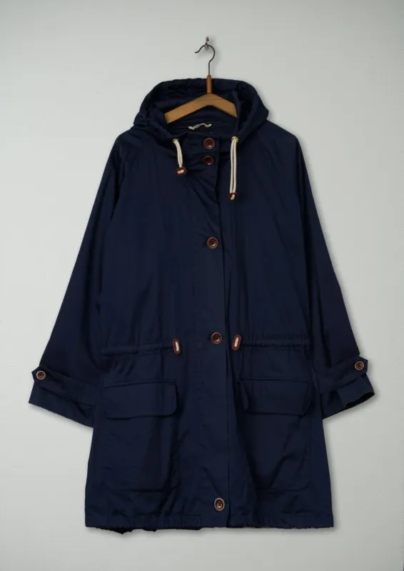 Reworn Light Parka Size 16 (056) | Navy sold by TOAST
