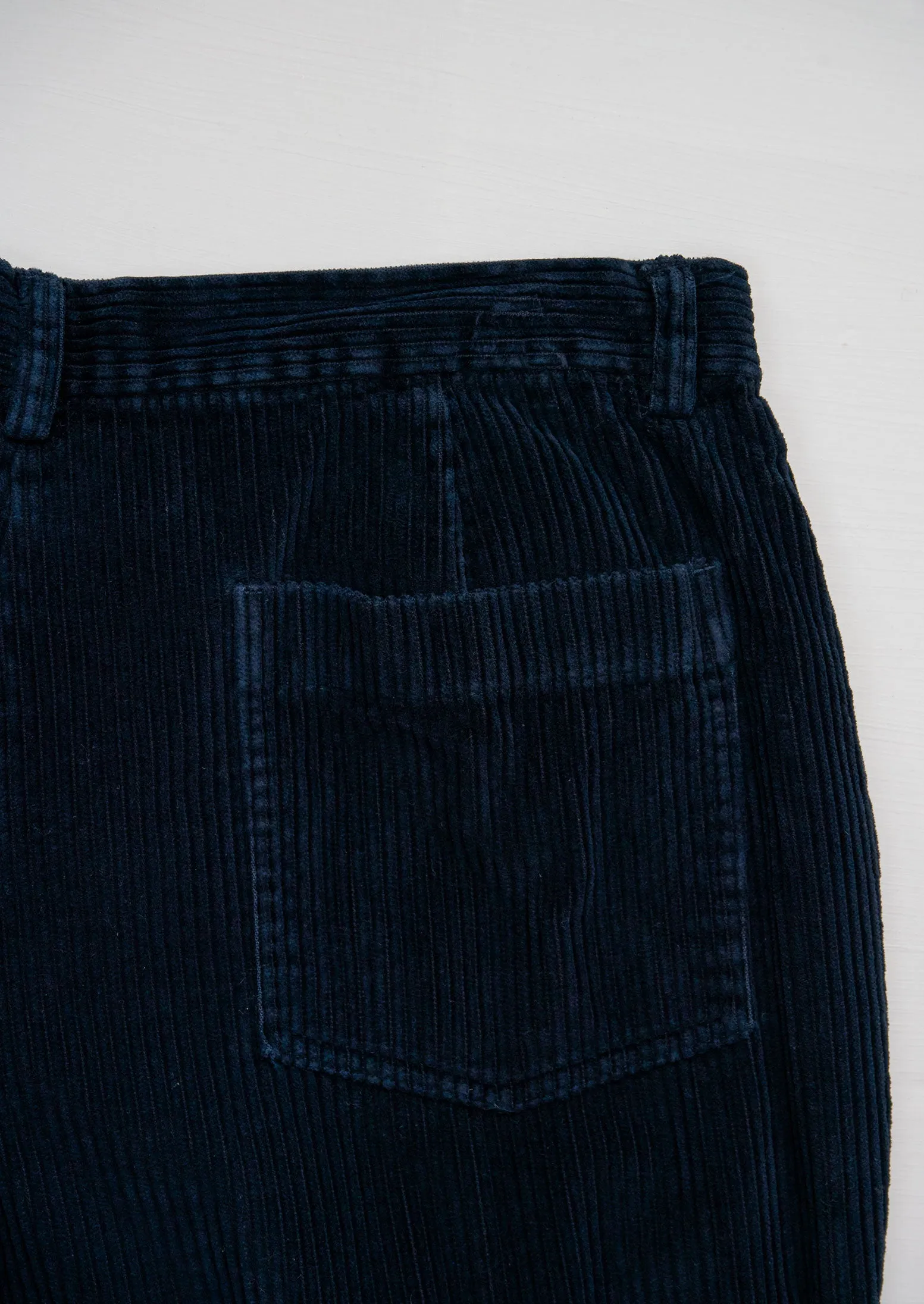 Reworn Cord Wide Leg Trousers Size 18 (456) | Navy sold by TOAST product image thumbnail 2