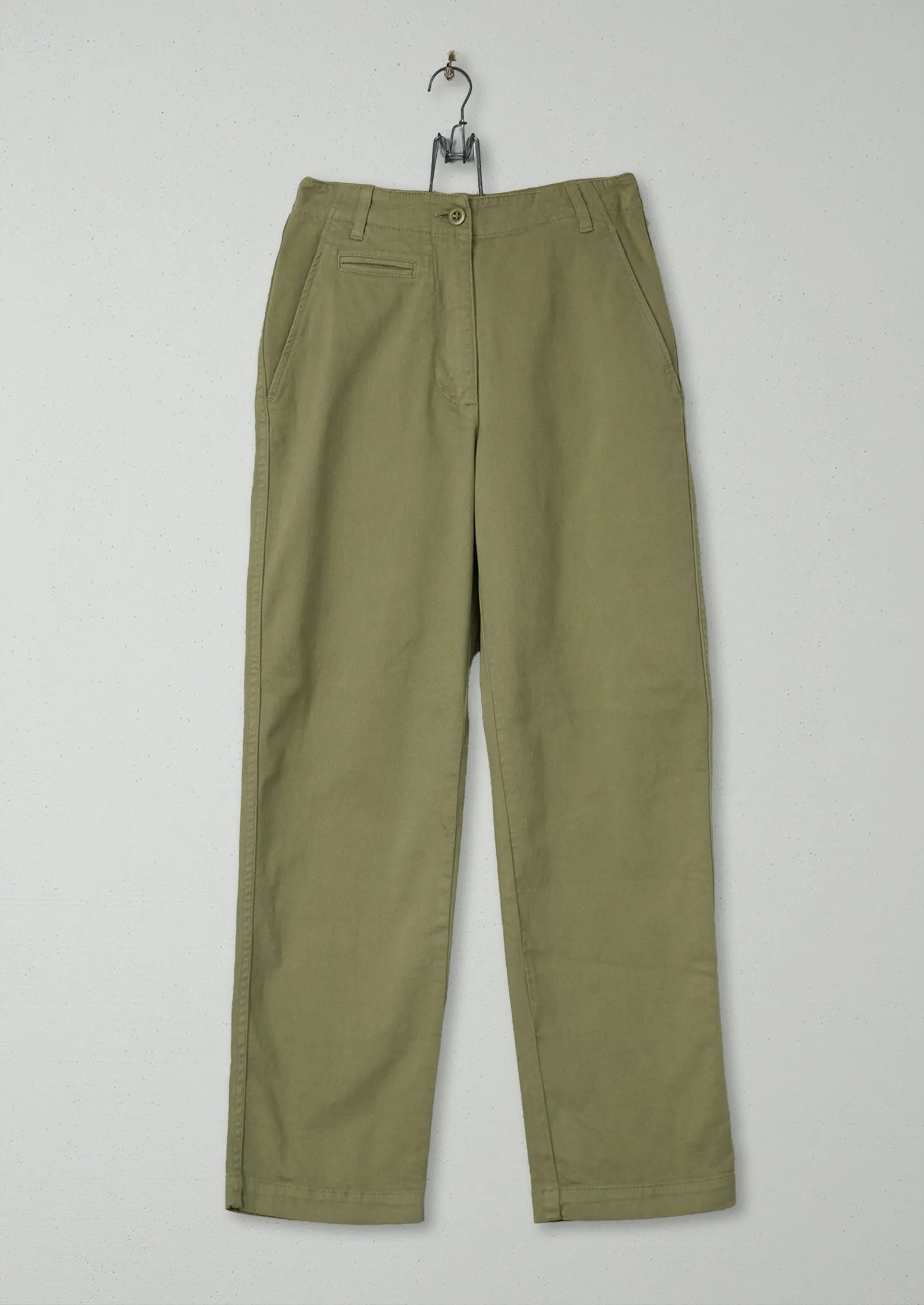 Reworn Workwear Trousers Size 6 (472) | Dusted Sage sold by TOAST