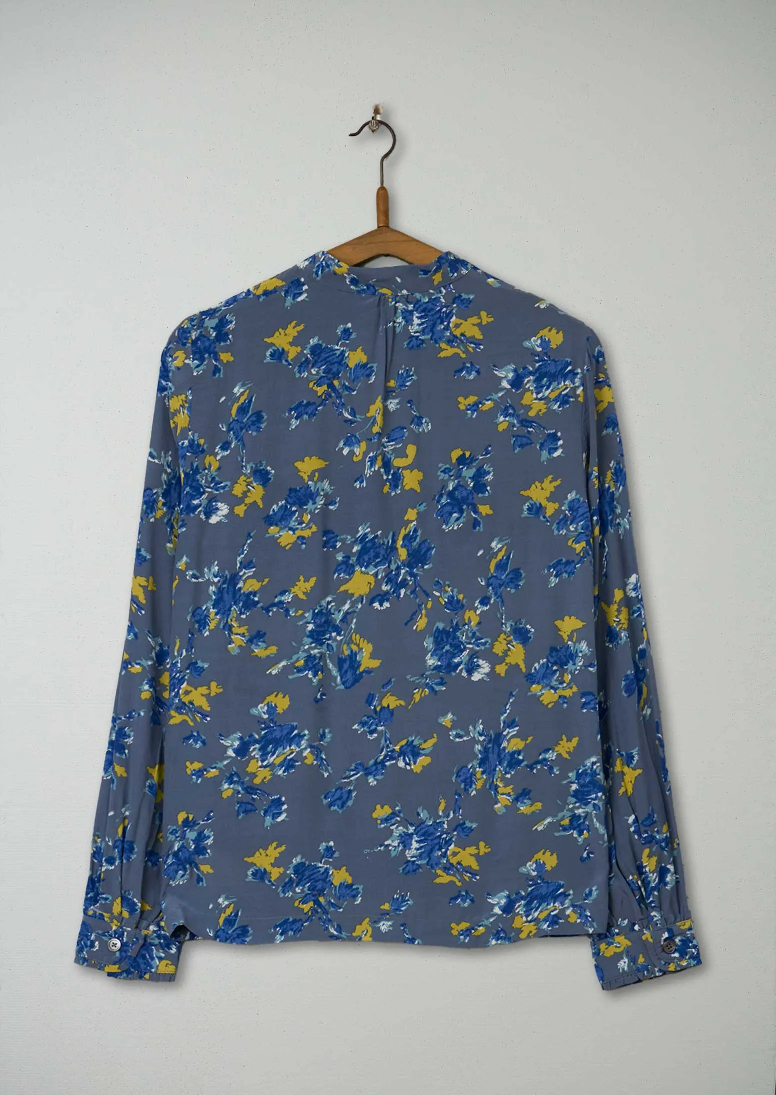 Reworn Floral Ruffle Shirt Size 6 (387) | Multi sold by TOAST product image thumbnail 2