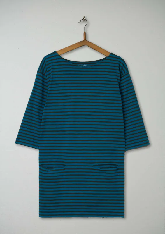 Reworn Breton Tunic size 8 (038) | Multi sold by TOAST
