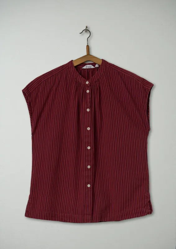 Reworn Stripe Cotton Shirt Size 12 (402) | Multi sold by TOAST
