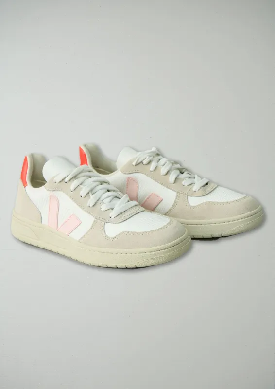Reworn Veja Trainers Size 37 (203) | White/Petale/Orange Fluo sold by TOAST