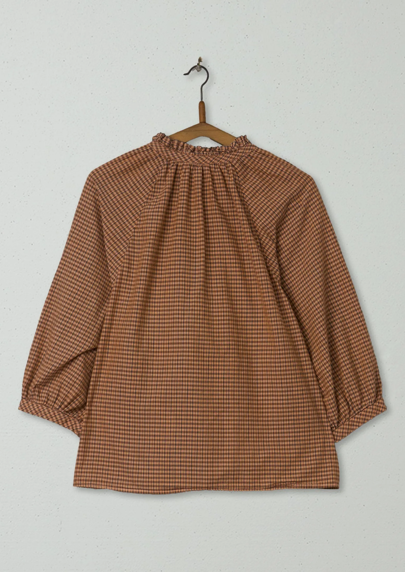 Reworn Ruffle Neck Shirt Size M (392) | Multi sold by TOAST product image thumbnail 2