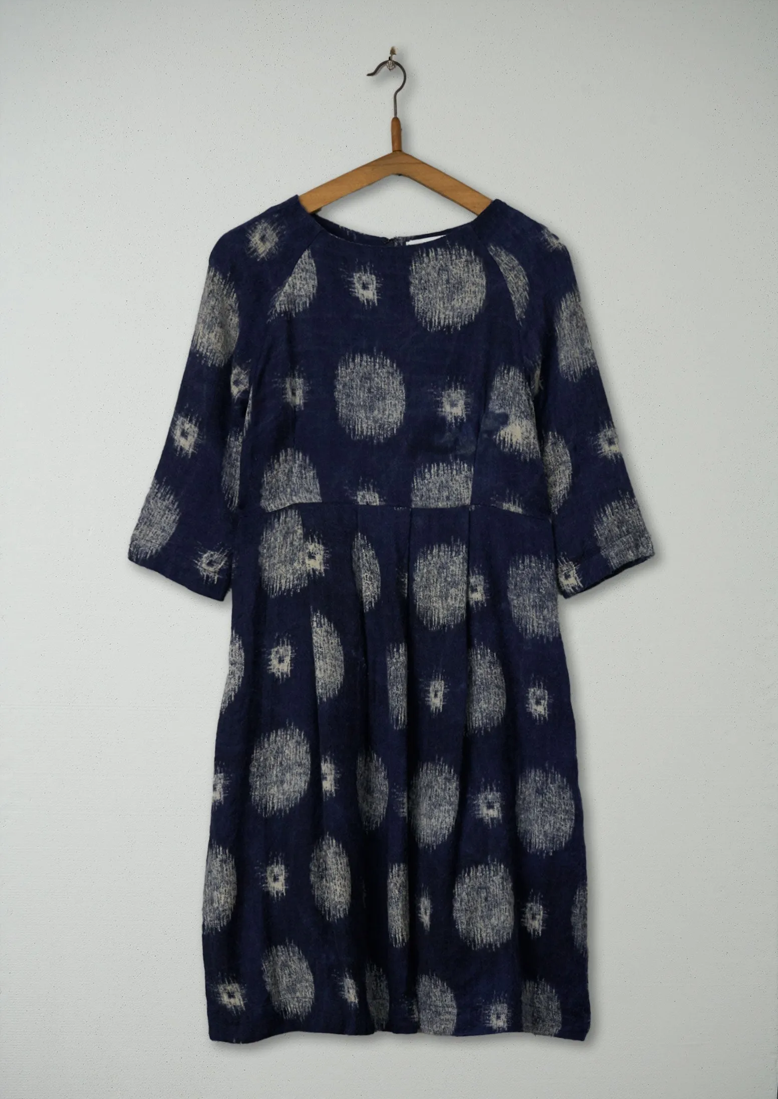Reworn Franca Dress Size 8 (725) | Navy sold by TOAST