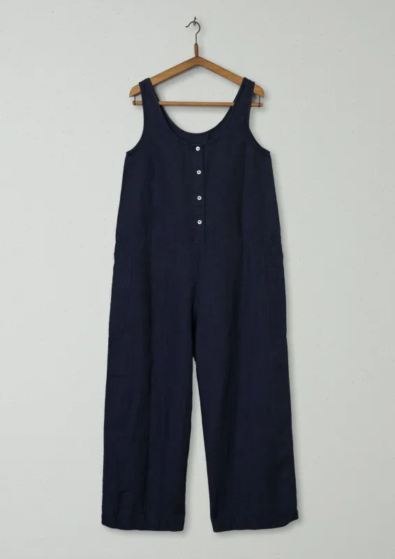 Reworn Delave Sleeveless Jumpsuit Size S (459) | Midnight sold by TOAST