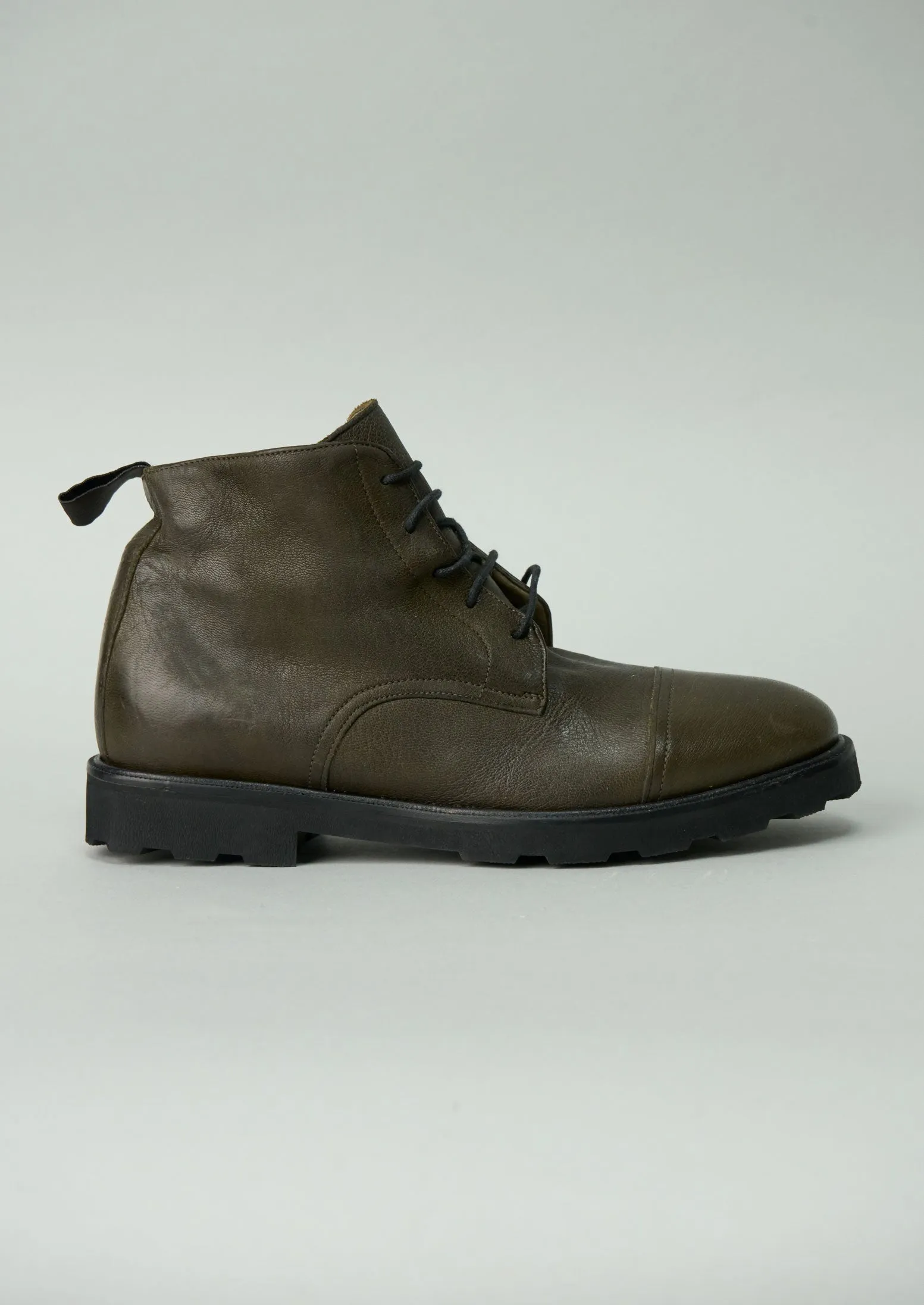 Reworn Sturlini Lace Up Boots Size 37 (202) | Dark Olive sold by TOAST product image thumbnail 2