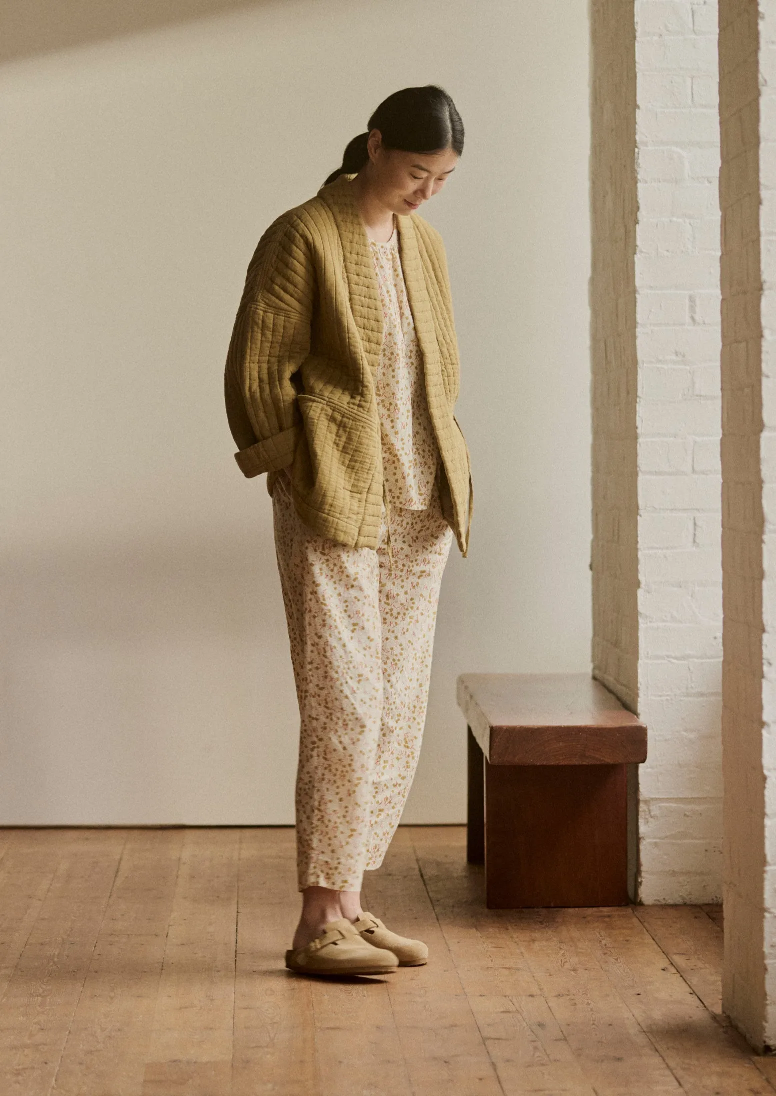 Scattered Kite Print Cotton Pyjamas | Ecru/Multi sold by TOAST product image thumbnail 2