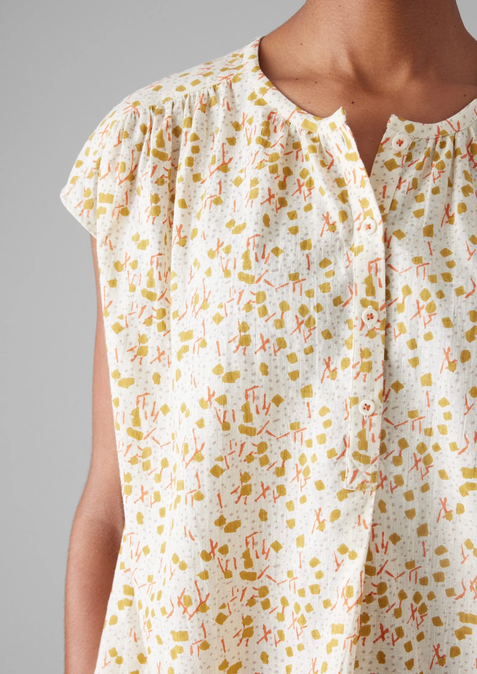 Scattered Kite Print Cotton Pyjamas | Ecru/Multi sold by TOAST product image thumbnail 5